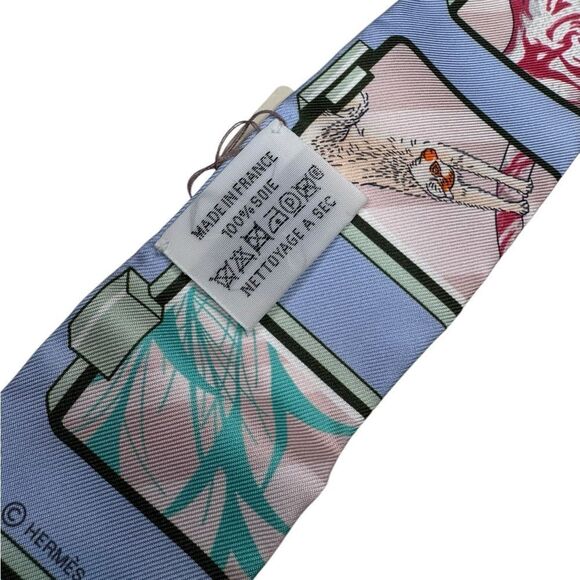 NWT Hermes Silk Story Twilly - Picture 7 of 7